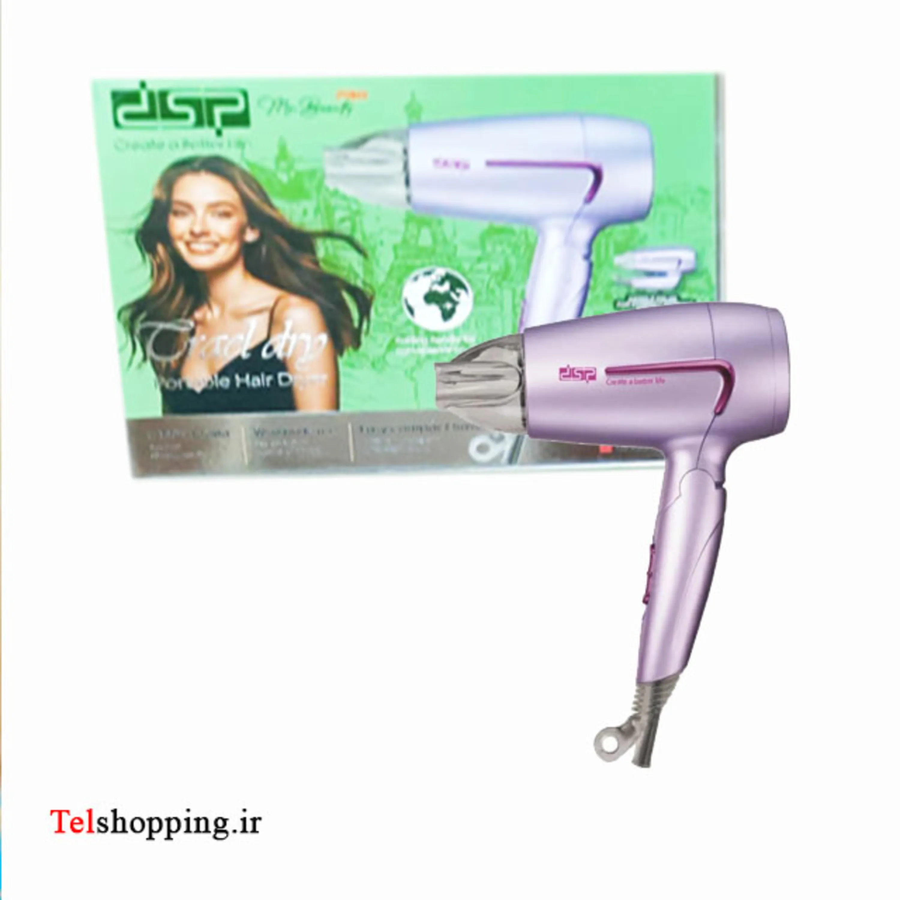 سشوار مسافرتی دی اس پی مدل 30299